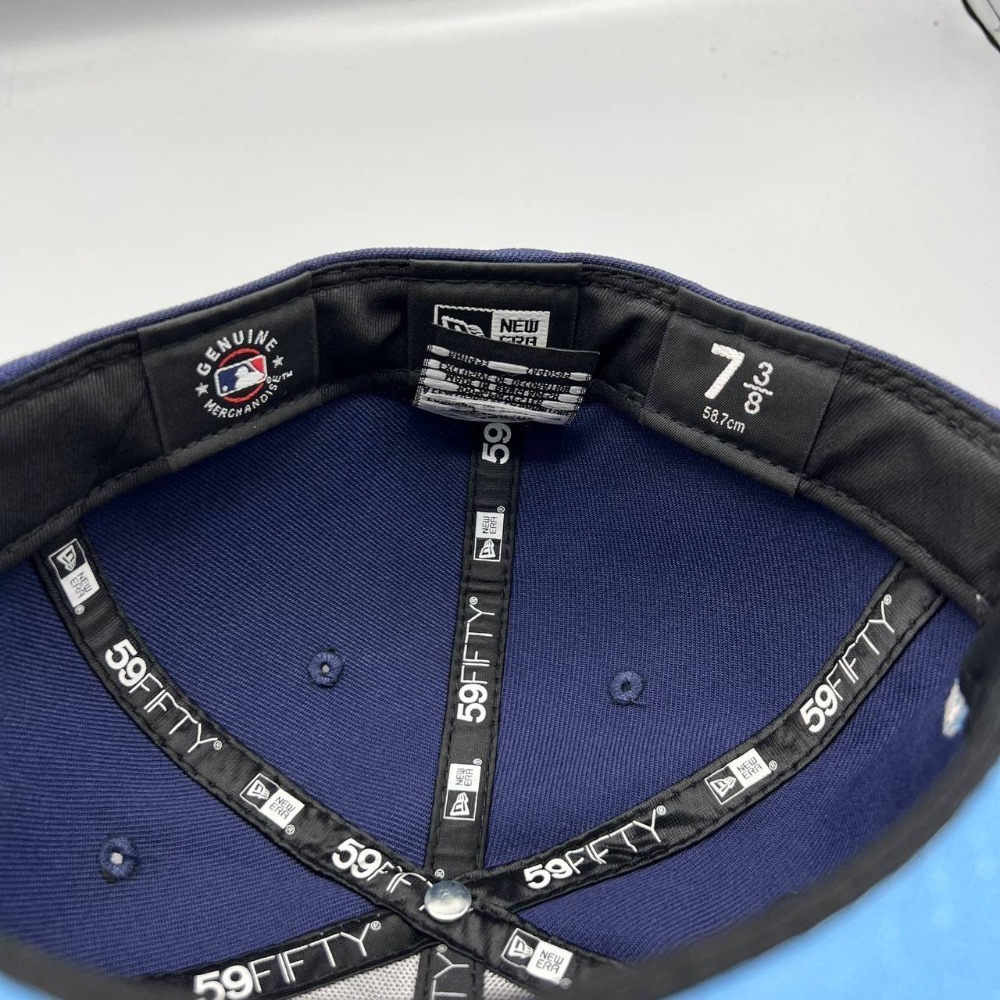 Chicago Cubs‎ Hat Men 7 3/8 Blue Wrigleyville 59Fifty New Era Fitted Cap - Picture 6 of 8